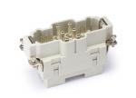 Male Inserts,Contacts 6/12+PE,Axial Screw connection,10A 230/400V & 40A 690V